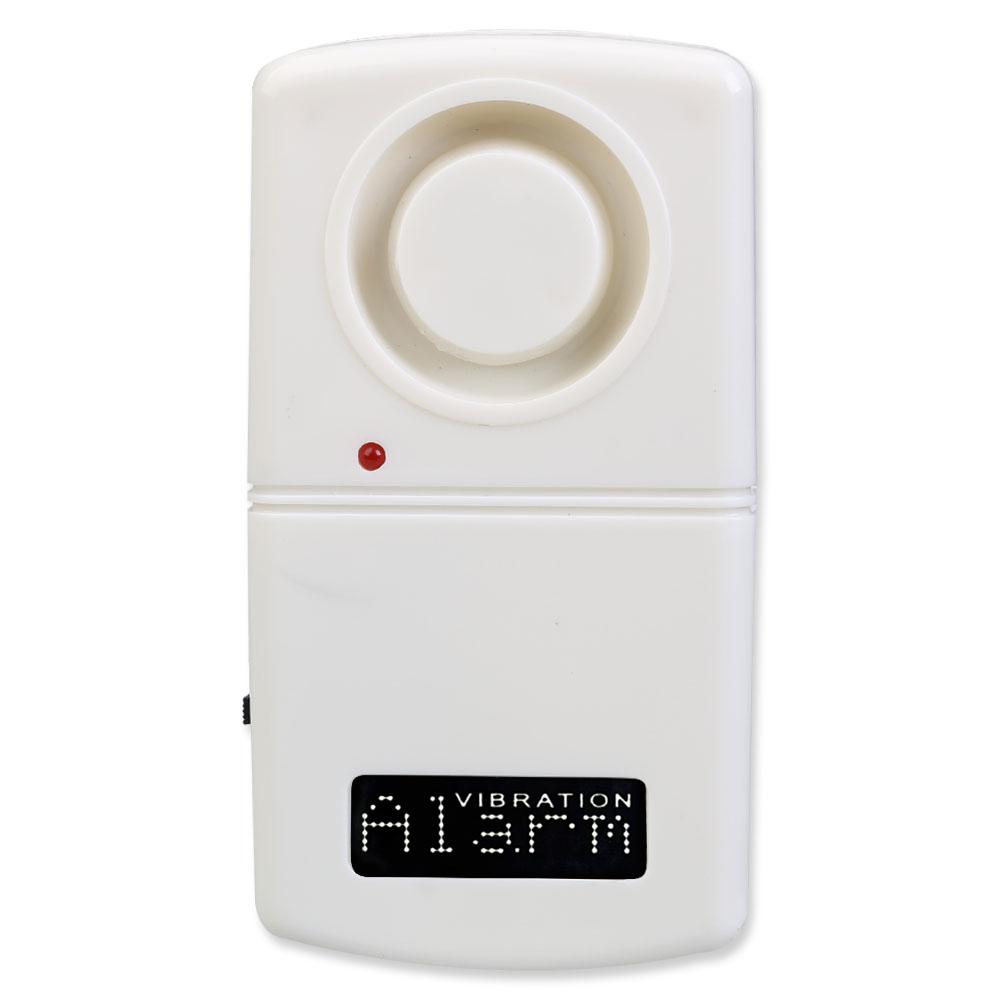 Vibration Alarm 120db Anti-Theft Alarm White Wireless Burglar Alarm Wireless  Sensor Waring Siren China Mainland