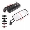 Adjustable Side Mirror Anti-Glare Motorcycle Rearview Mirror With 8mm/ 10mm Threads For Harley Honda Kawasaki Yamaha SuzukiGood product