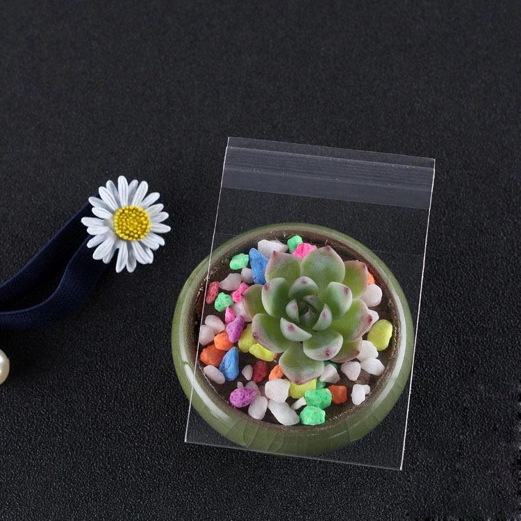 Frosted Self-Adhesive OPP Plastic Bag: Transparent, Thickened, Holeless, Self-Sealing Protective Sleeve for Small Cards and Badges