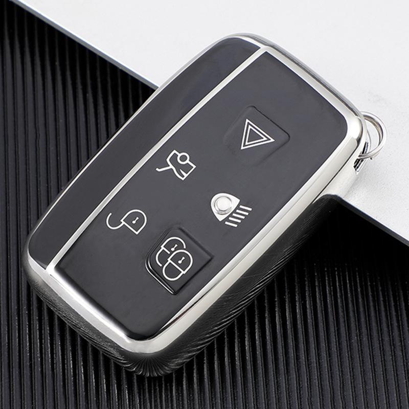 Smart TPU Soft Key Case Shell Cover for Range Rover Sport Evoque Velar Discovery 4 Jaguar XE XJ XF Protector Holder