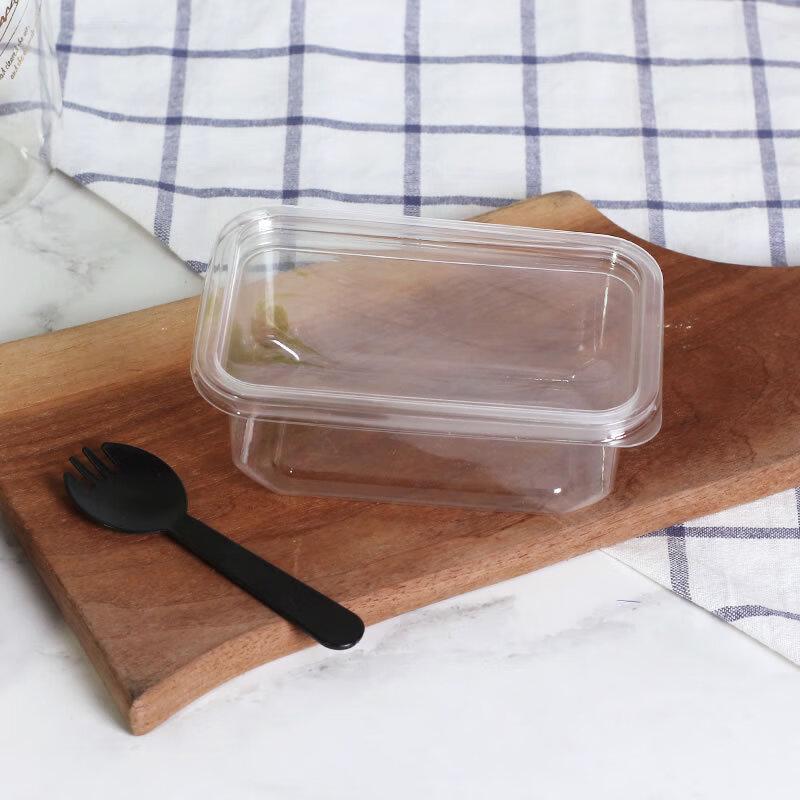 

Huahuang Z 250ml Dessert Box with Transparent Lid, 100-pack