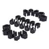 12Pcs Rod Clip Billiard Cue Holder Wall Hanging Stick Holder  Billiard Cue Fishing Rod