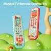TV Simulation Remote Control for Children with Music Learning, Remote Control for Early Education, Puzzle and Cognitive Toys
