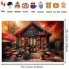 2D plane 1 piece of autumn maple leaf themed store suitable for birthday party decoration and photography