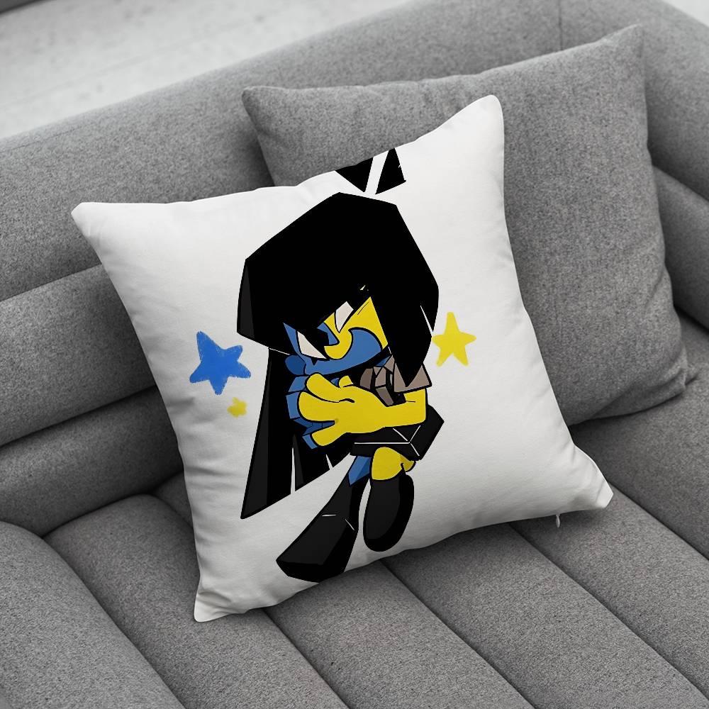 Ena Graphic Sthetic Rain Rock Print Pattern Sofa Cushion Cover Pillowcase Home Party Car Bedding