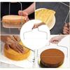 2 pièces - Coupe-gâteau en acier inoxydable - Outil de découpe pour fond de gâteau - Hauteur - Fil de coupe - Accessoires de pâtis