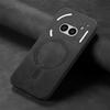 For Magsafe Leather Case for Nothing Phone 2A Plus Matte Shockproof Magnetic Wireless Charging Phone Protection Cover for Nothing CMF Phone 2Pro 1