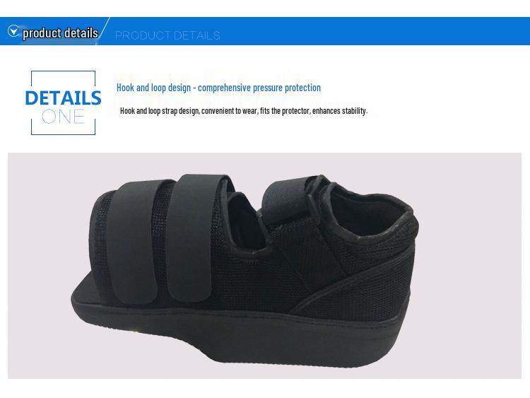 Square Toe Forefoot Surgery Recovery Shoe - Breathable Pressure Relief & Fracture Support