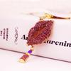 Chic Diamond Red Lips Keychain Pendant for Ladies' Bags