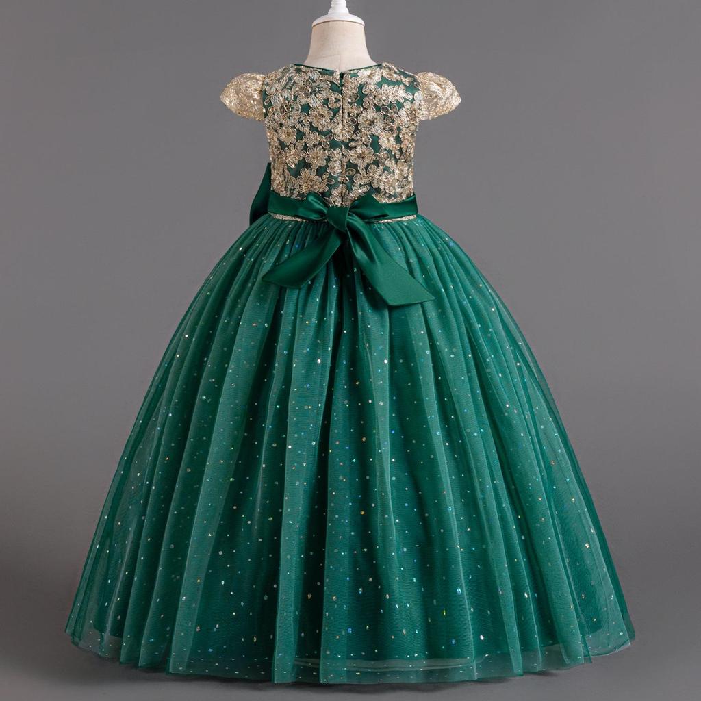 Rochie elegantă pentru fete adolescente, dantelă, prințesă, concurs de petrecere de ziua de naștere, prima împărtășanie, domnișoare de onoare, rochii de fete cu flori pentru nuntă