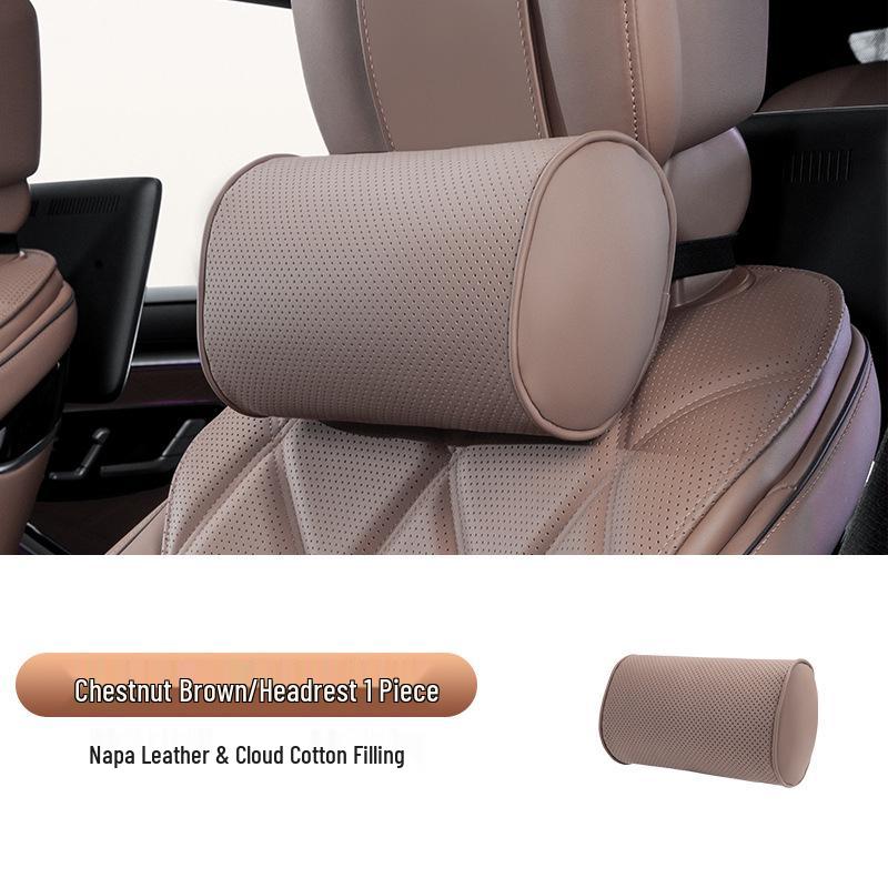 Maybach S-Class Bio-Cotton Car Seat Cushion Set with Headrest and Lumbar Support Pillow