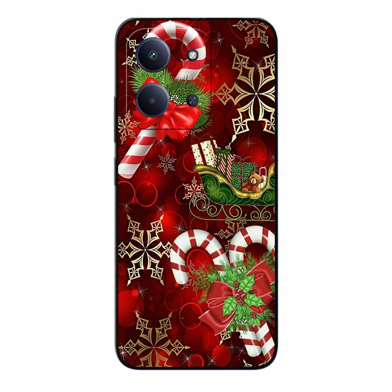 Christmas Phone Case For Redmi 15C 4G Global 171.5mm Case Black Silicone Bumper For Xiaomi Redmi15C 4G Cover 15C4G Cartoon Coque