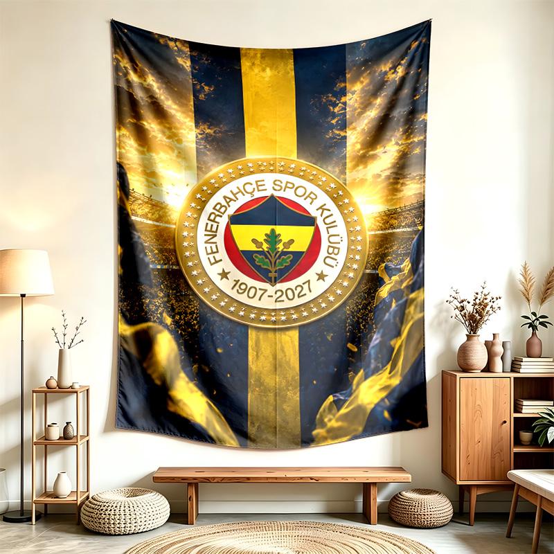 Fenerbahce SK (5) Arazzo Adatto Per Decorare Case Dormitori E Camere Da Letto Morbido Al Tatto E Un Regalo Perfetto Per Amici E Familiari