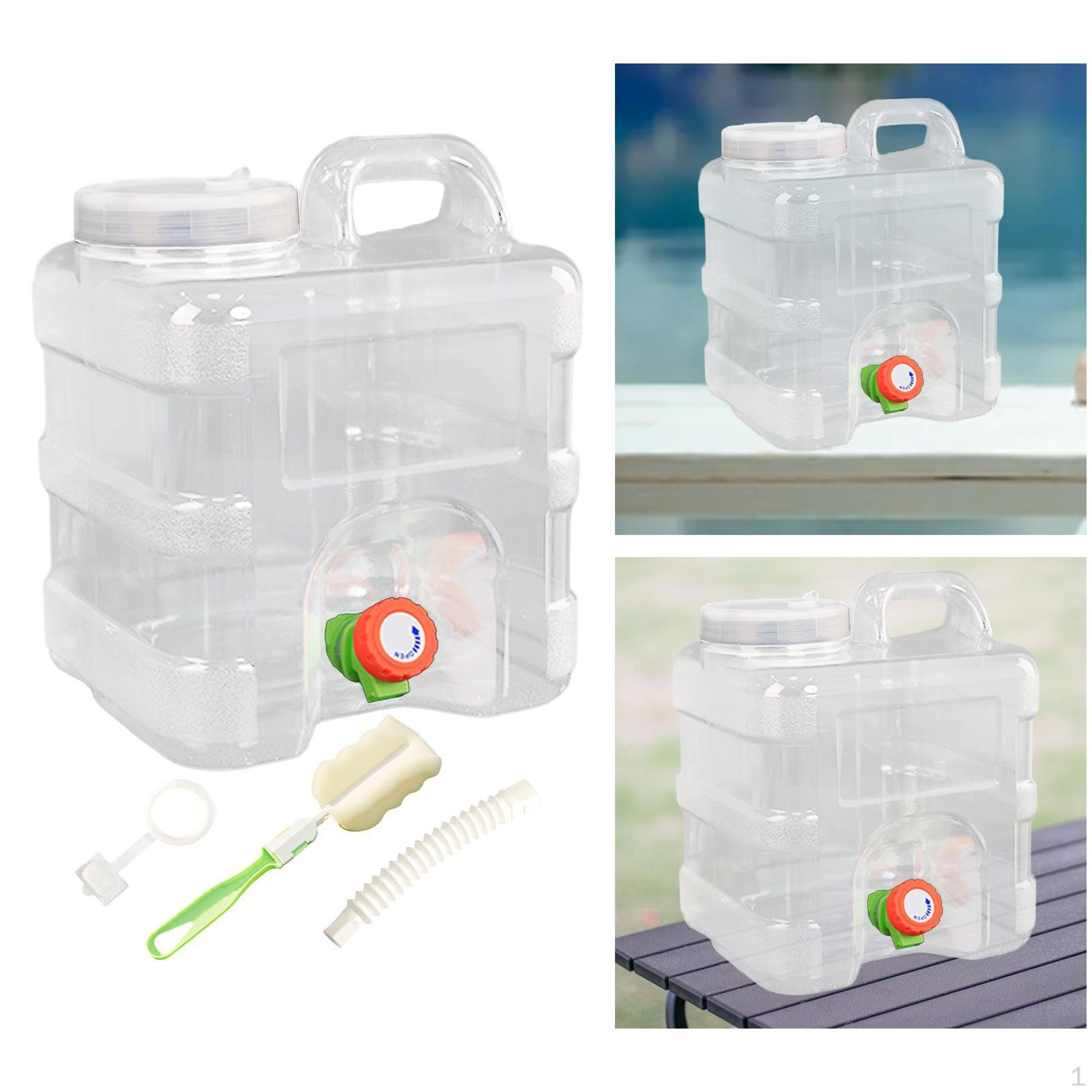 

Контейнер для воды Диспенсер для напитков Вместимость 10 л Универсальный контейнер для хранения для барбекю, выживания, автомобиля чистый