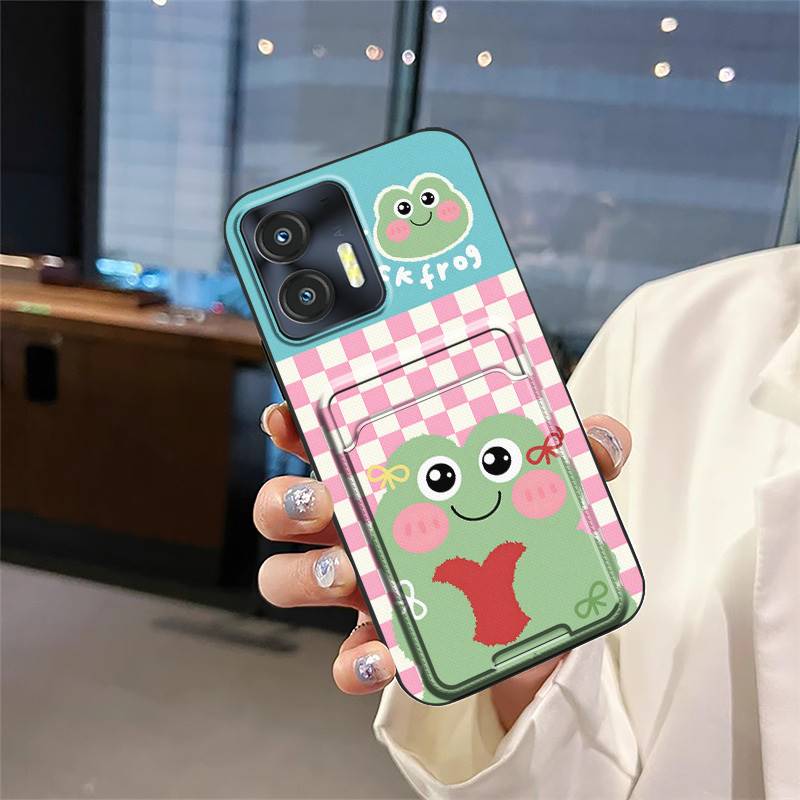 Card slot Anti-dust Phone Case For Oukitel C35/C36 Dirt-resistant TPU Cute Full wrap protective Soft case Shockproof