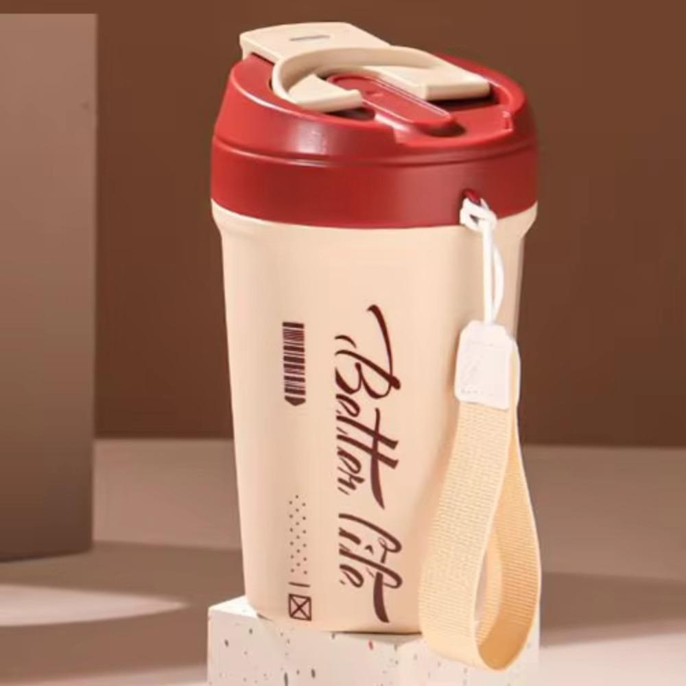 Stainless Steel Coffee Vacuum Flask Keeps Cold and Heat Coffee Thermos Mug  Office Home