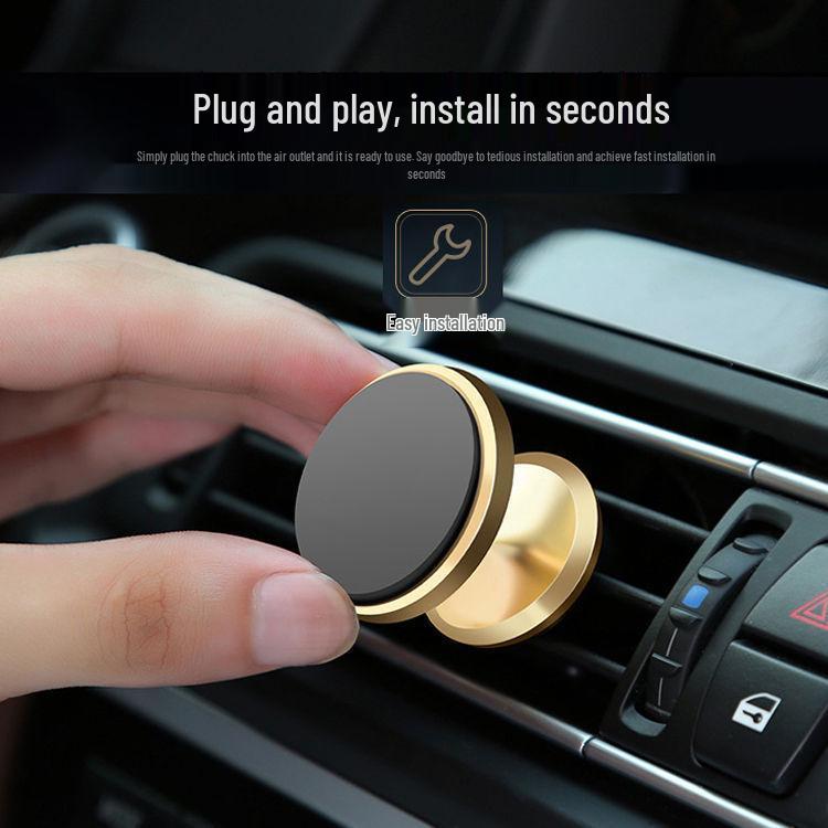 Universal Magnetic Car Phone Holder: Multifunctional, Adhesive, Rotatable Buckle Design