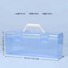 Multifunctional Hardware Tool Organizer Transparent Screw Storage Case With Handle Tools Dustproof Storage Box Large Capacity