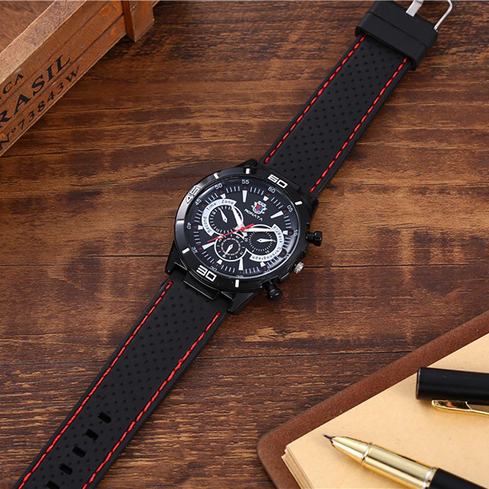 Richard Royal Oak Men's Quartz Watch with Silicone Strap - Casual Fashion