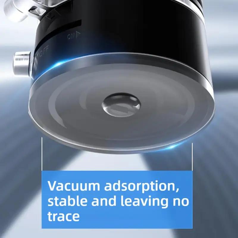 360° Rotating Vacuum Suction Cup Car Phone Holder Central Control Screen Telescopic Navigation Holder Magnetic Suction