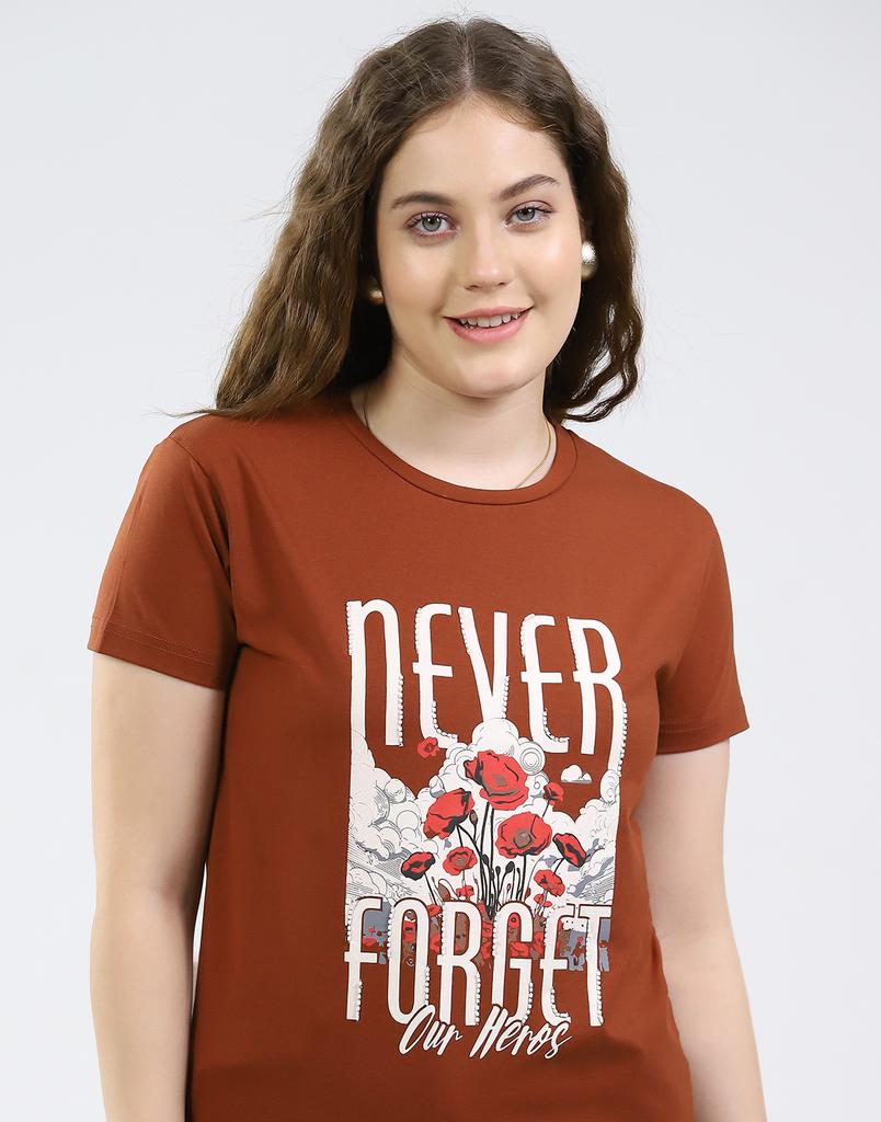 MONTE CARLO Damen Rundhals-Oberteil mit halbem Ärmel