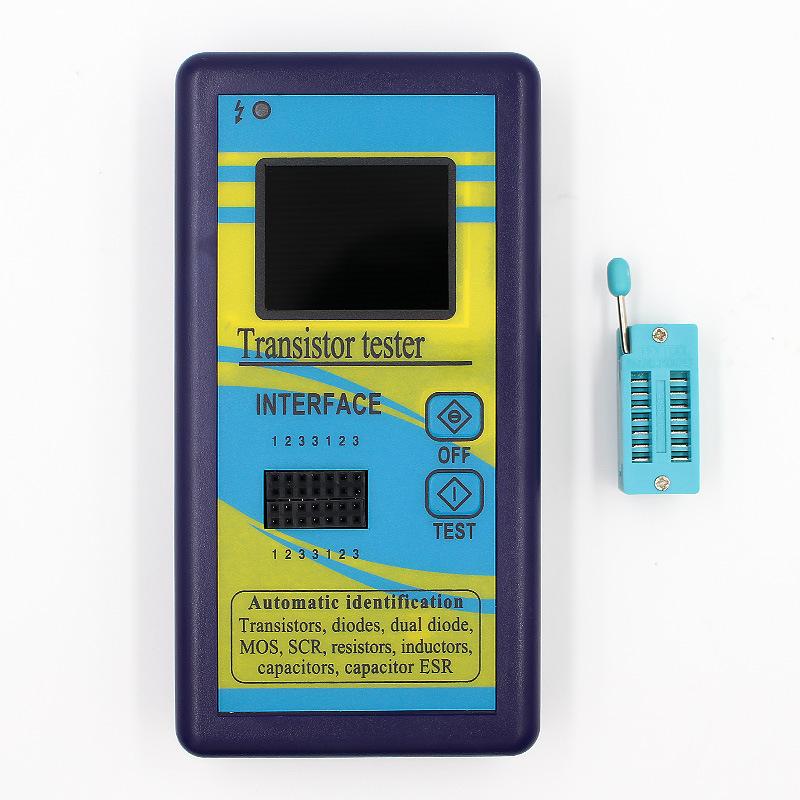 Mega328 NPN PNP Transistor Diode Resistor Inductor Capacitance MOS SCR ESR Meter Automatic Checker Detector Transistor Tester Mega328