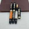 MAJOHN P139 Large Piston Fountain Pen No.6/8 EF/F/M Nib  Hard Rubber Tongue All-copper Piston Writing Pen Limited Black Rock!