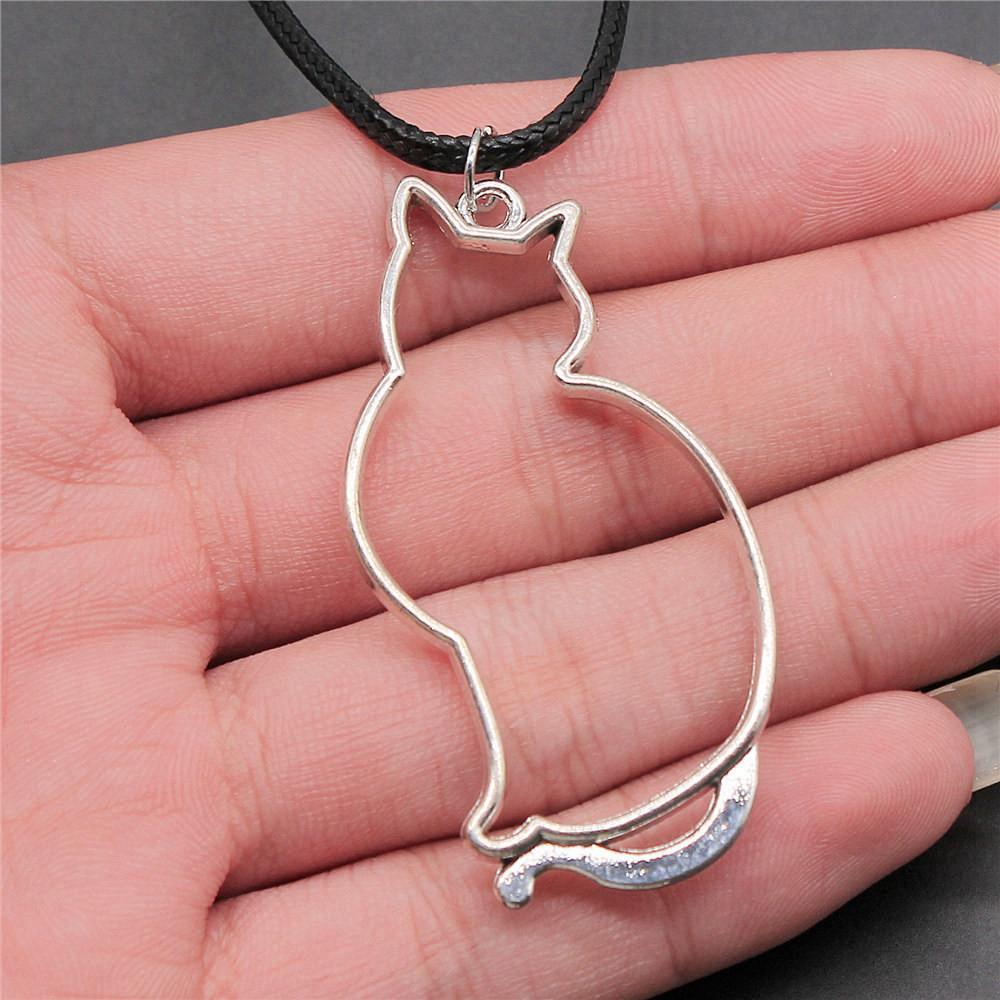 Animal Necklace Leather Chain 45cm Male Jewelry Evening Personalized Decorations