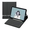 iPad Round Key Bluetooth Keyboard Leather Case with Pen Slot for Air/Pro/A16