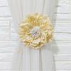 55KF 2PCS Large Floral Curtain Tiebacks Simulated Fabric Flower Curtain Ties for Indoor and Outdoor Modern Home Decoration