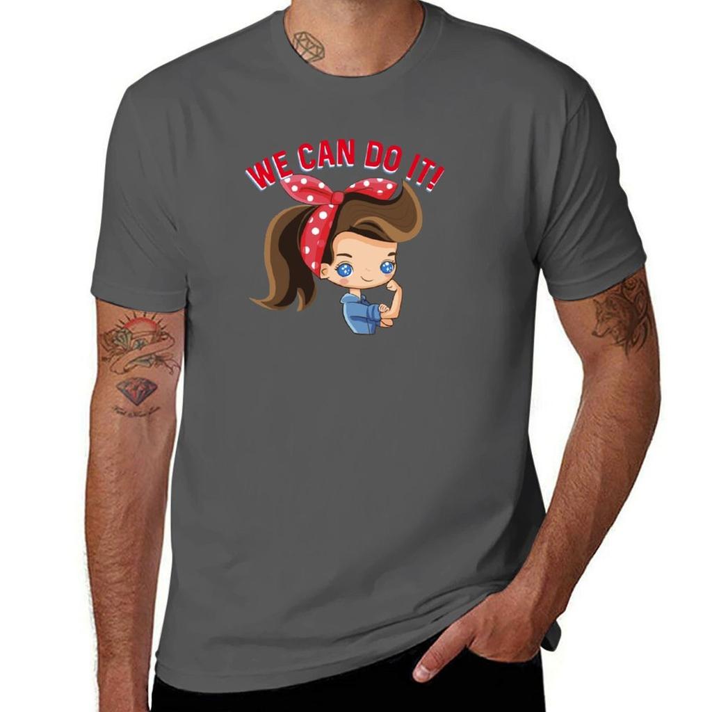 We Can Do It Little Rosie TShirt Plus Size Loose Fit TShirt