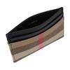 Burberry Portacarte Classico a Quadri in Morbida Pelle e Tela Accessori da Uomo Nero 80840331