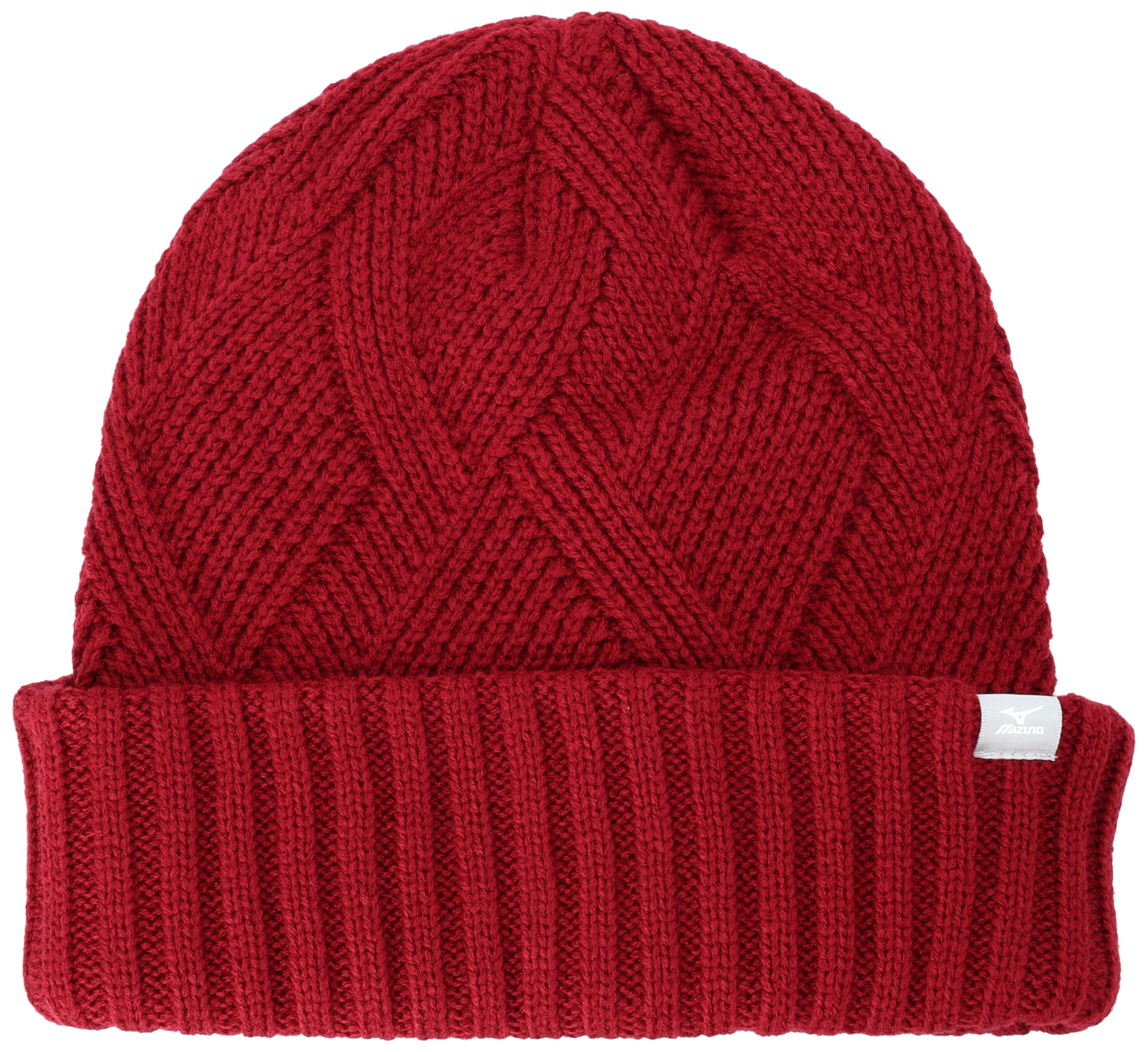 

Mizuno Breath Thermo Fluffy Knit and Unisex Cap, Moisture-Wicking Heat-Generating, C2JWA602, Wine, (Head Circumference 55-60cm) винный