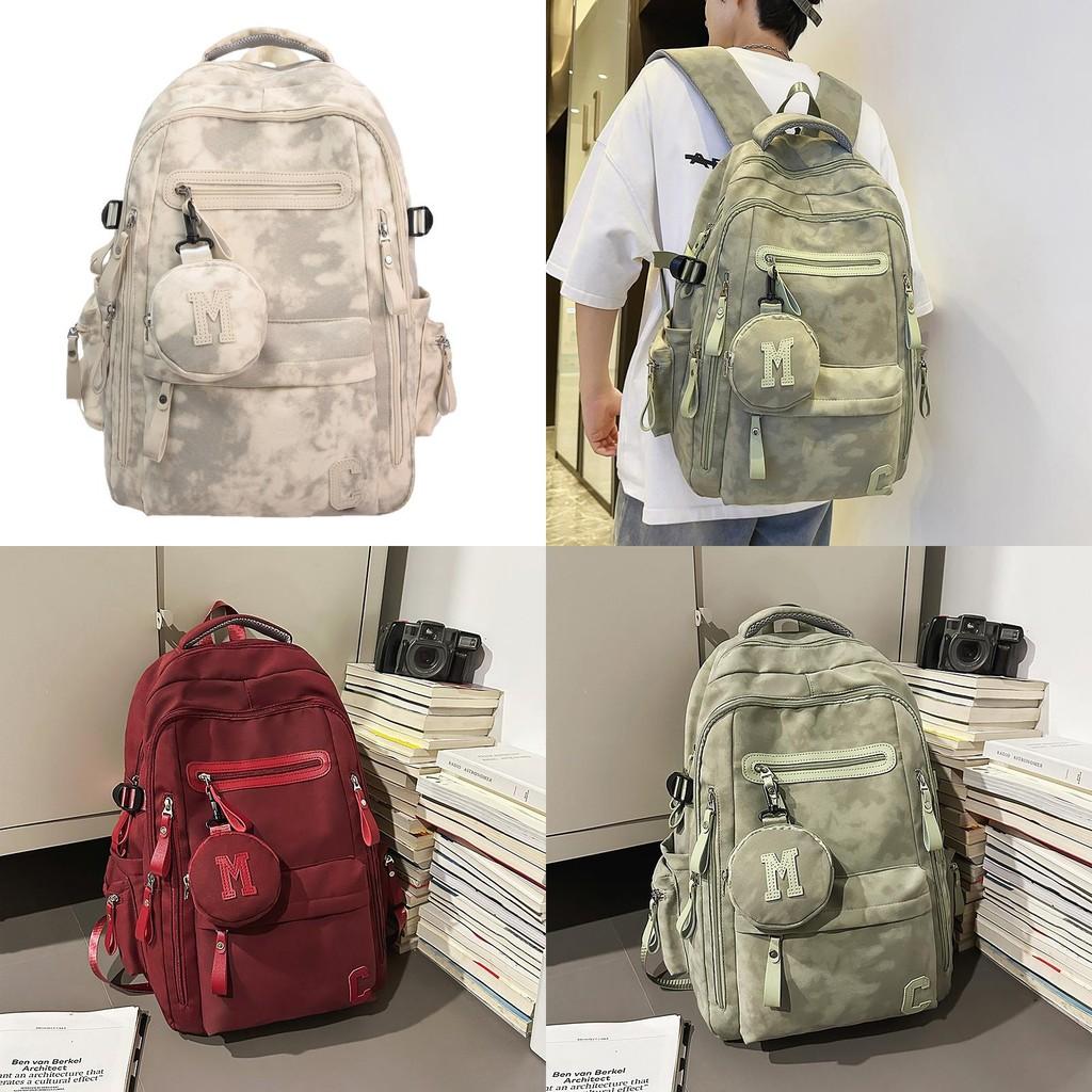 Nylon Casual Travel Backpack For Men And Women With Padded Shoulder System For Daily Use