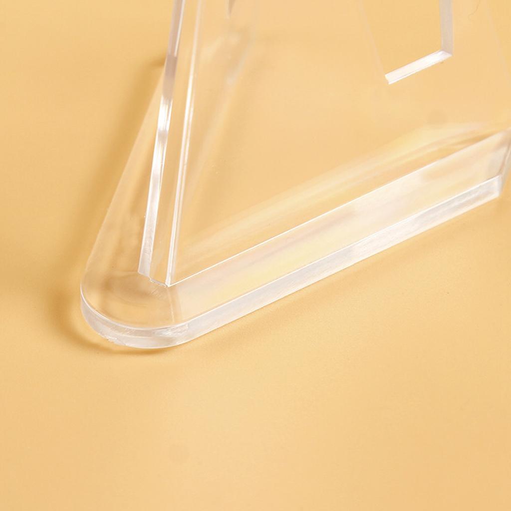 5pcs Acrylic Stands Mini Coin Display Stand Easel Holder Rack Shelf for Medals