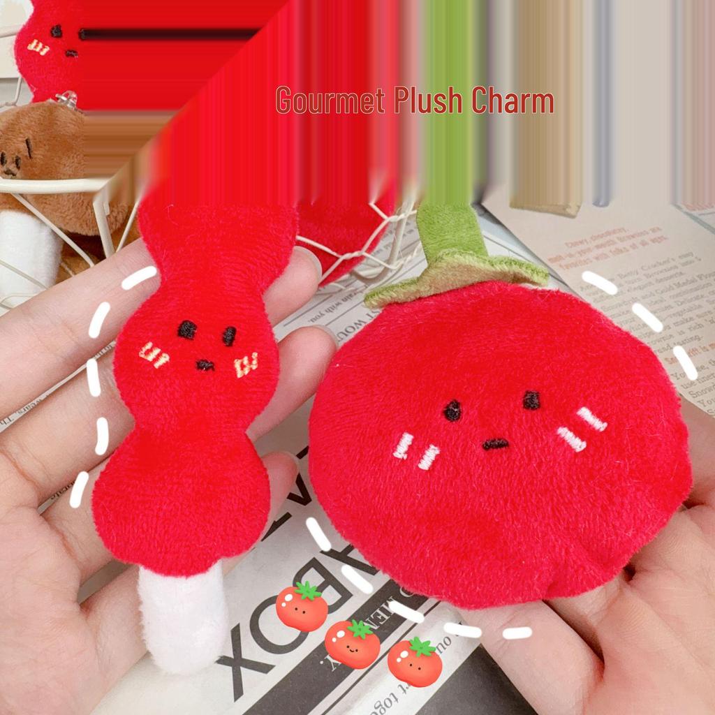 Plush Potato Croissant Keychain Charm & Wedding Toss Toy