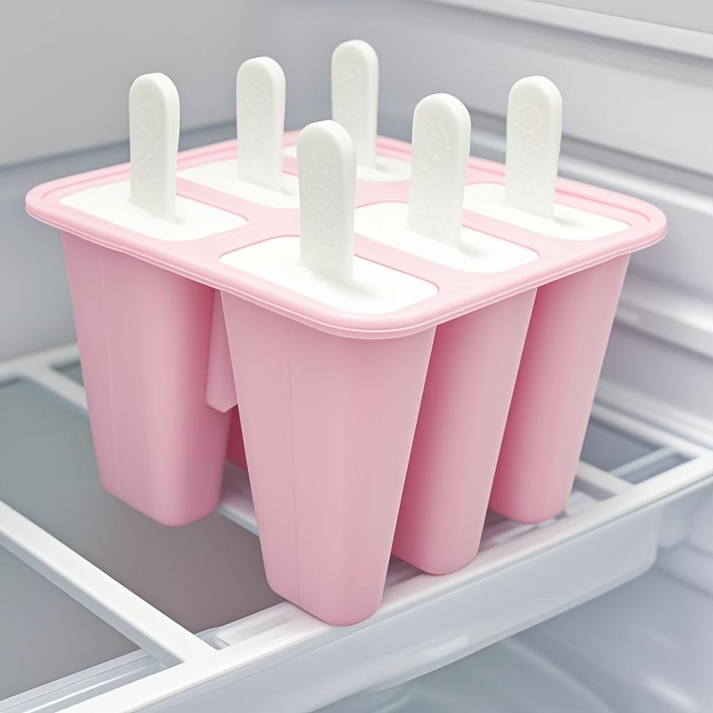Ice Pop Mould Silicone Ice Pop Model Ice Pop Model Reusable Easy Release Ice Pop Maker (with Funnel, Brush)