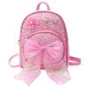 Trendy Bowknot Sequin Children's School Bag Ages 2-5 Girls Waterproof