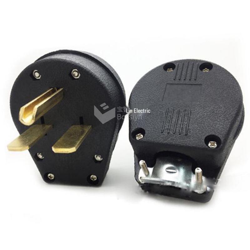 NEMA 6-30P US Industrial 30A Plug for Diesel Generator/Dry Press Machine 30A 250V