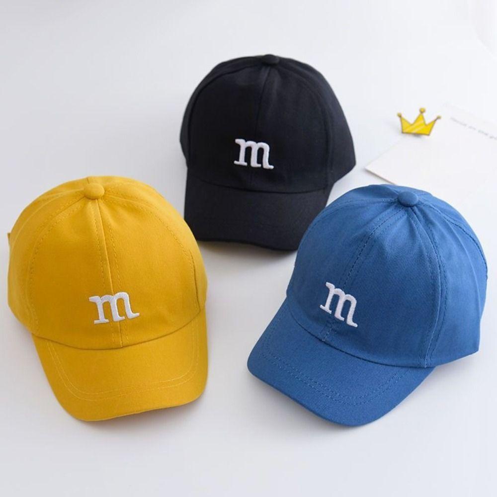 Embroidered Children's Hats Adjustable Hip Hop New Fashion Sunscreen Baby Hat  Girls Boy