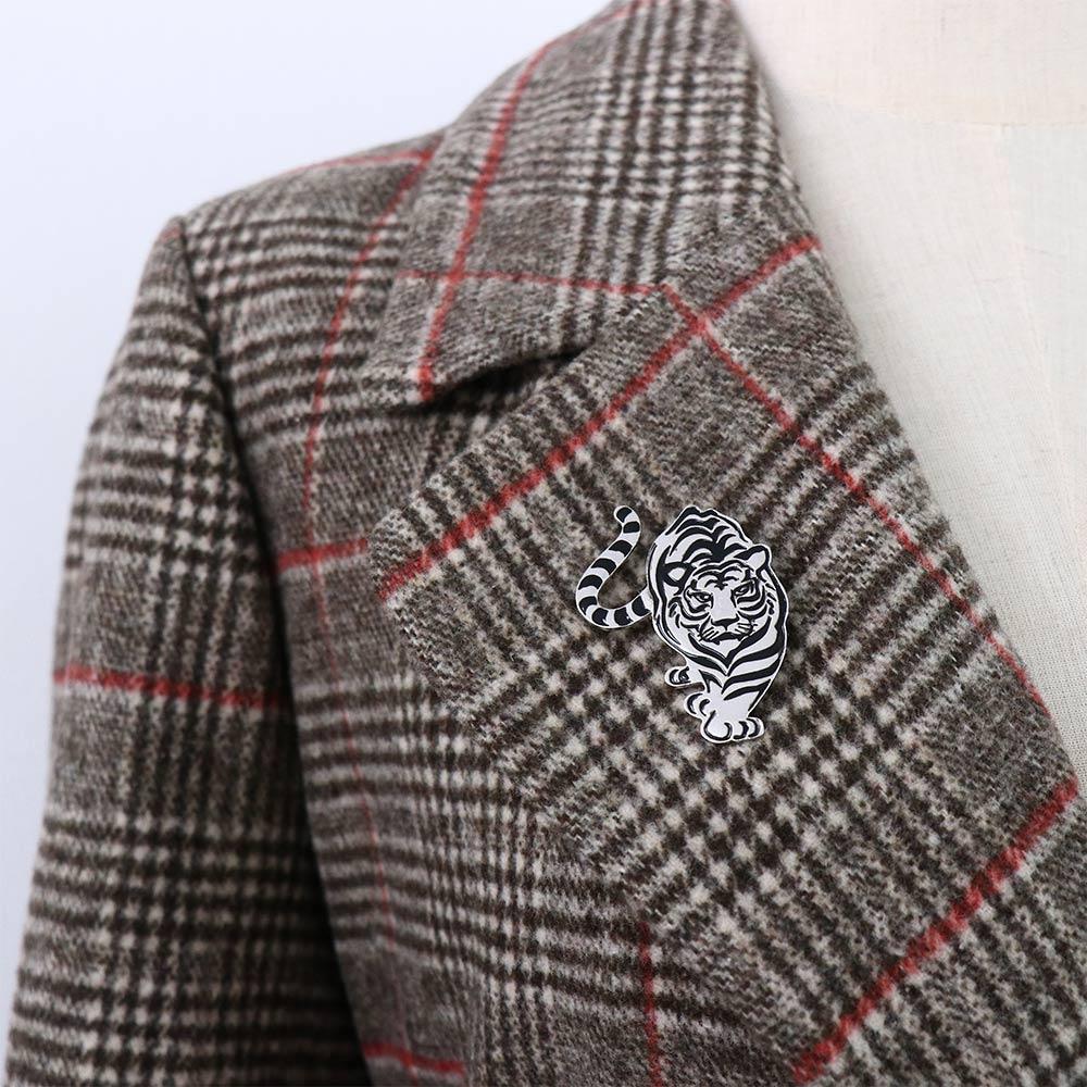 Pin Anti-Exposure Suit Brooch Enamel Men Brooch Tiger Brooch Animal Brooches Pins Tiger Pendant