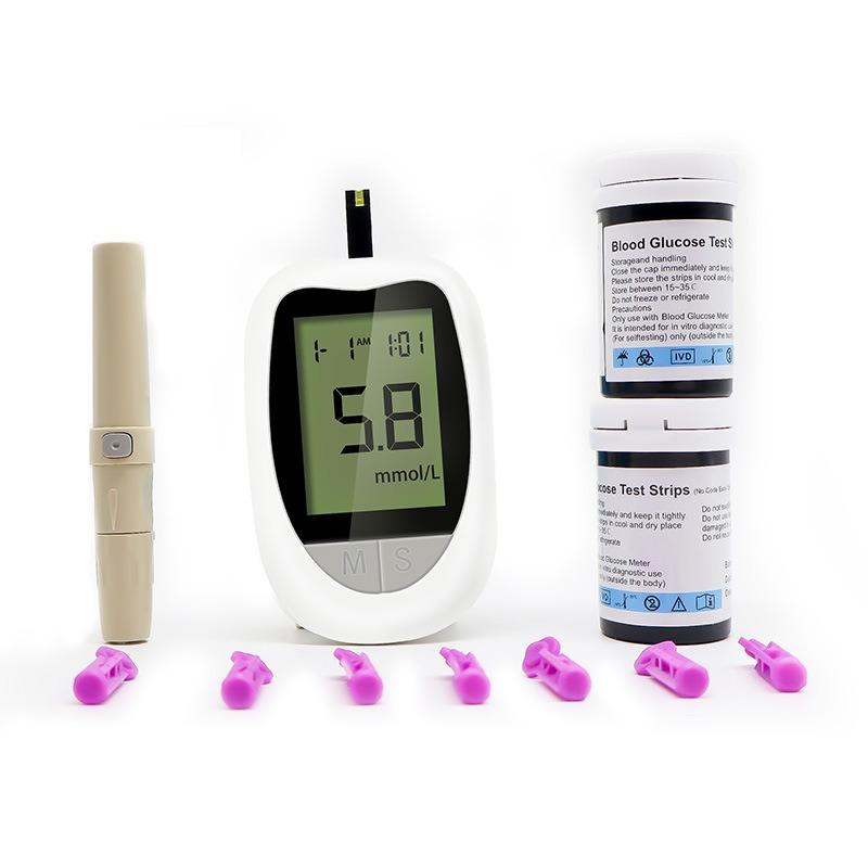 Blood glucose meter Household blood glucose detector measures hyperglycemia Medical blood glucose meter Tester set Fully automatic