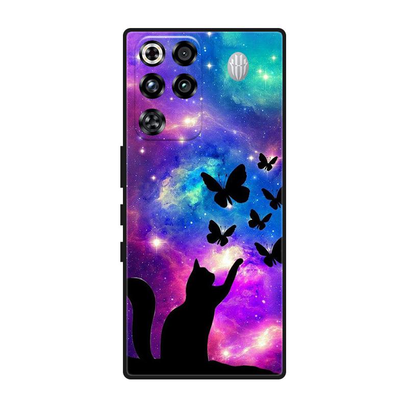 Case For Nubia Red Magic 11 Pro Plus Case Cool Silicone Protective Cover for Red Magic 11 Pro+ 5G Bumper Fundas Black Coque