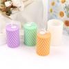 Concave Dot Honeycomb Candle Mold DIY Pillar Candle Mold Cylinder Mold  Scented Candle Making