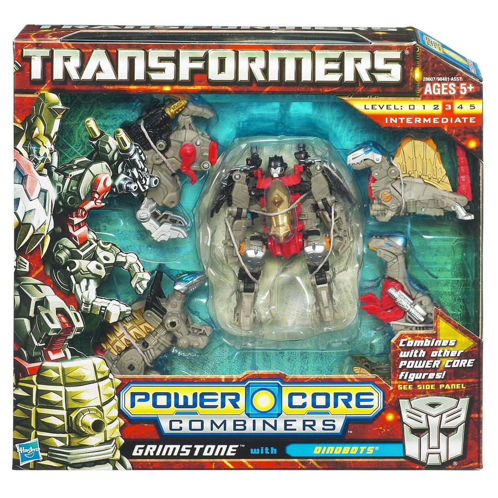 Transformers Power Core Combiner Grimstone z Dinobotami Wersja US Transformers Power Core Combiners Grimstone z Dinobotami / 5-pak