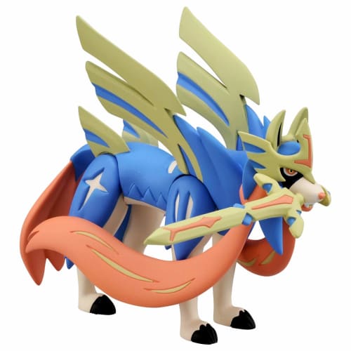 TAKARA TOMY "Pocket Monster Monster Collection ML-18 Zacian" Pokemon Figure Toy Ages 4 and Up Passes Toy Safety Standards ST Mark Certification Pokemo