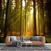 Forest Wall Mural 3d Large Wallpaper Forest Wall Decor Living Room Bedroom Murals