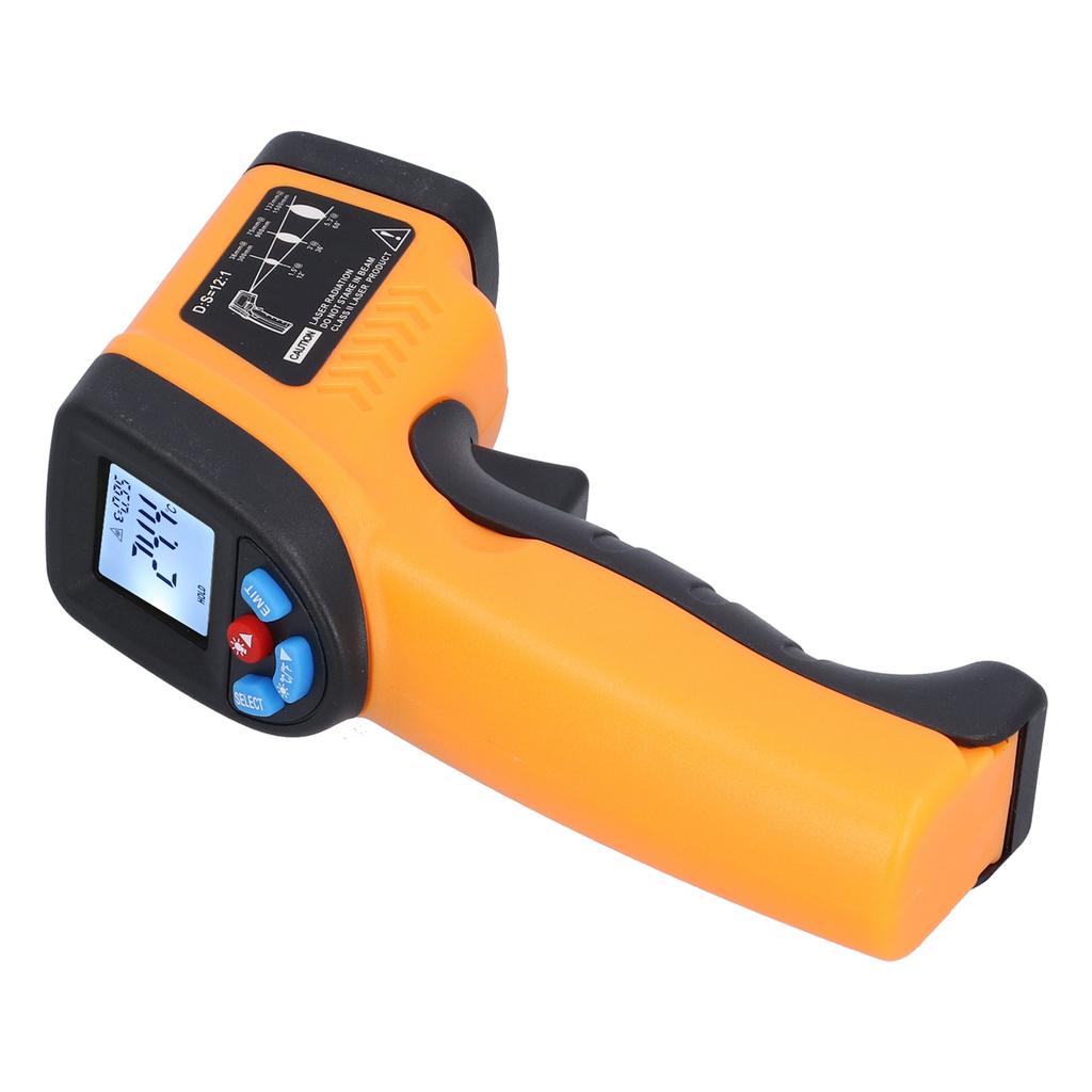 550 Infrared Thermometer Handheld Temperature Tester Digital NonContact Thermometer(Orange Yellow )