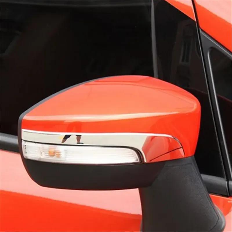 Car Styling Rearview Mirror Decoration Dedicated Rearview Mirror Bright Sticker Case for Ford Ecosport KUGA 2013-