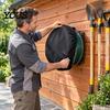 Garden Hose Reel Cover for Wall Mounted Holder, Heavy Duty Waterproof Outdoor Holder Protector Oxford Fabric Cover, Dustproof Sunproof 5/8"x50-100ft